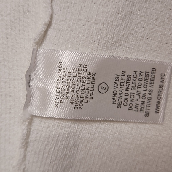 Cyrus Women's Coordinating Set Open Long Vest And Pull On Cropped Pants - Picture 4 of 10